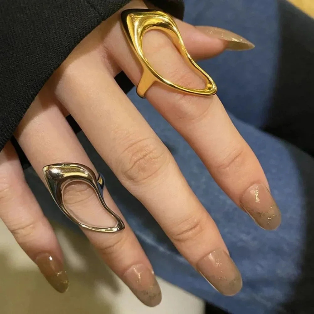 925 Sterling Silver Statement Ring Abstract Irregular Chunky Large Bold Ring